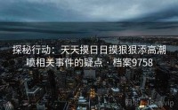 探秘行动：天天摸日日摸狠狠添高潮喷相关事件的疑点 · 档案9758