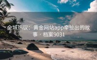 全城热议：黄金网站app牵扯出的故事 · 档案9031