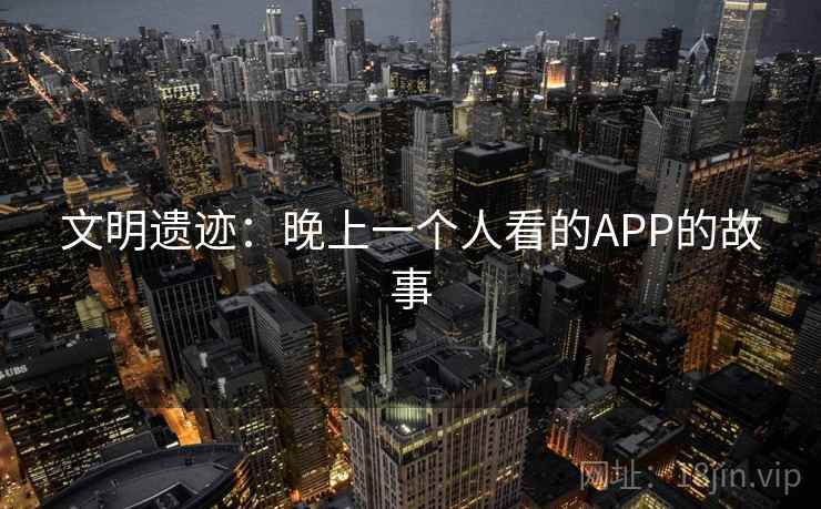文明遗迹：晚上一个人看的APP的故事