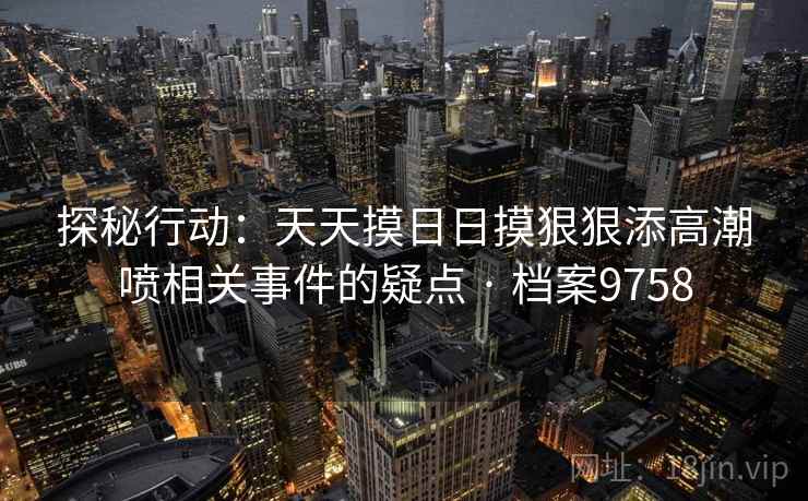 探秘行动：天天摸日日摸狠狠添高潮喷相关事件的疑点 · 档案9758